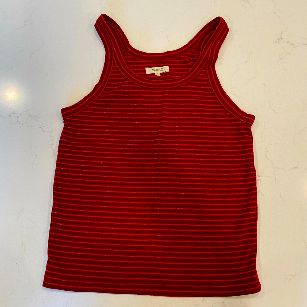 Madewell striped tank